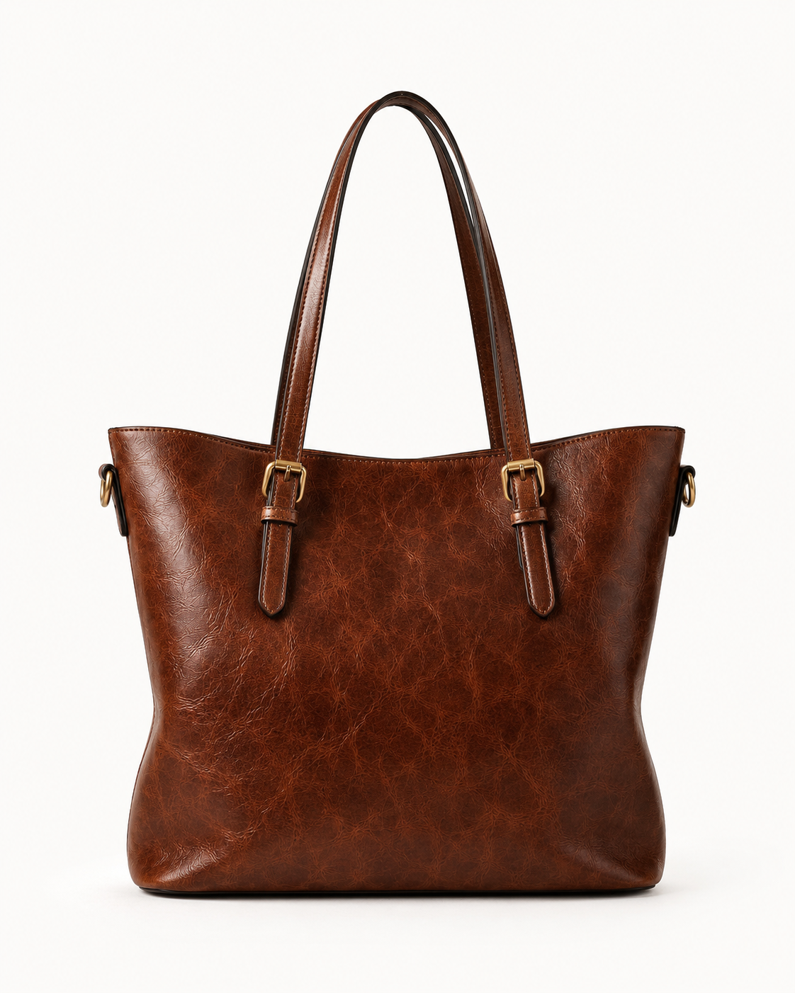 ILBIES Heritage Brown Leather Tote Bag