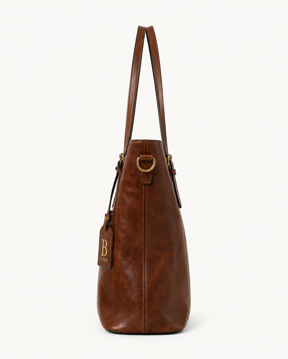 ILBIES Heritage Brown Leather Tote Bag
