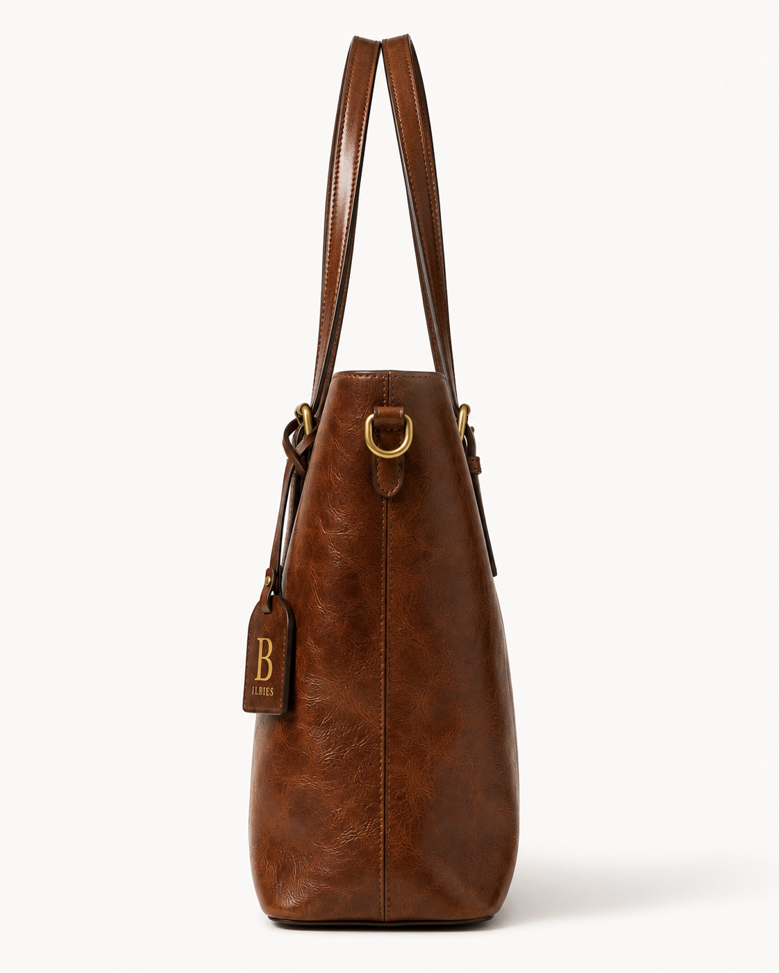ILBIES Heritage Brown Leather Tote Bag
