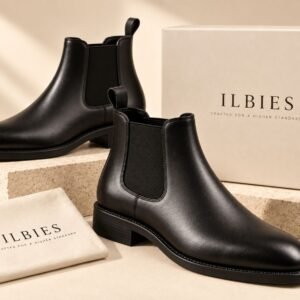 Black Leather Chelsea Boots for Men – Premium Classic Ankle Boots