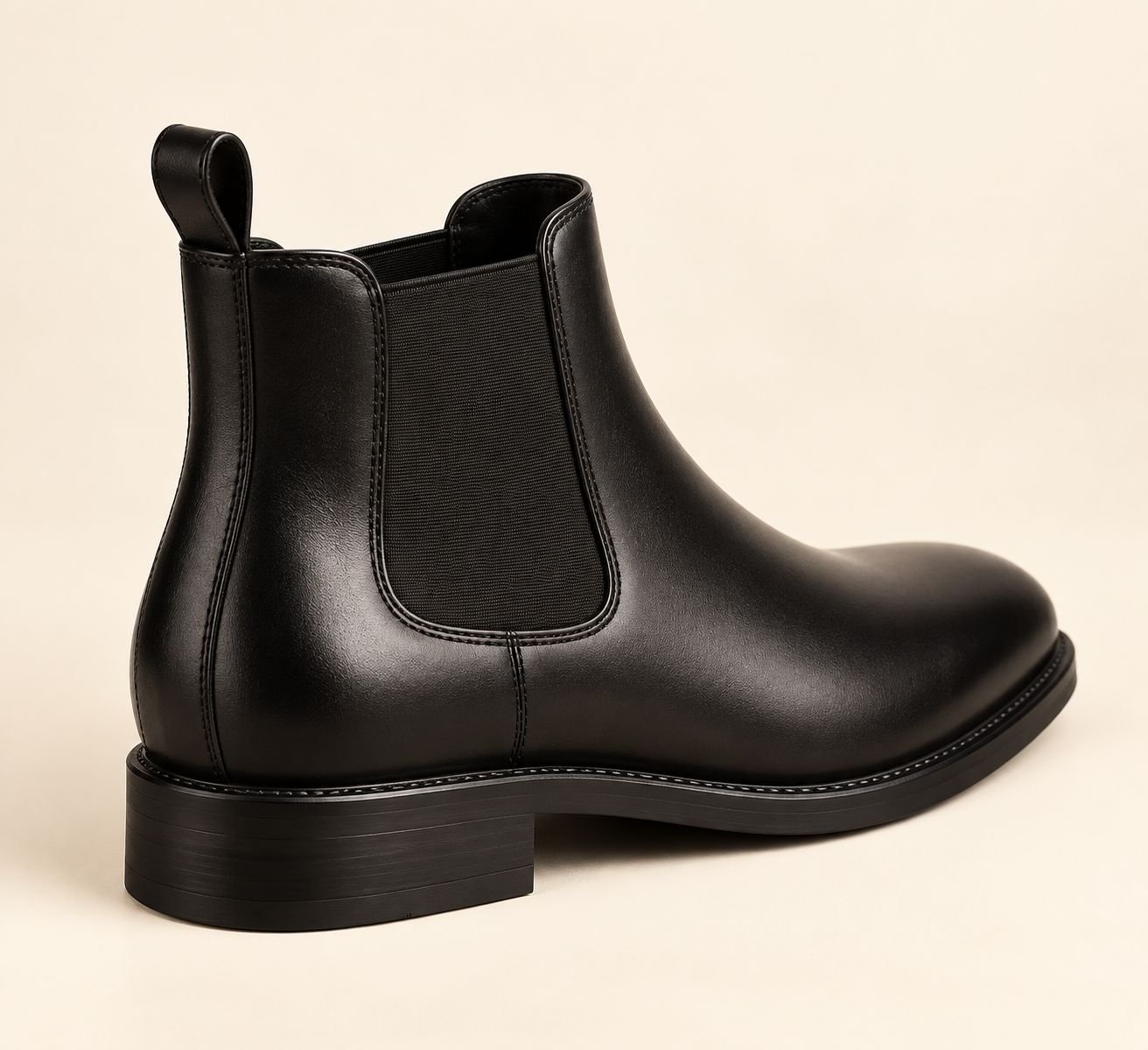 Black Leather Chelsea Boots for Men – Premium Classic Ankle Boots - Image 2